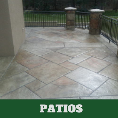 Picture of a stamped patio in Franklin, TN.